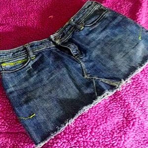 SO CAL, Jean Mini Skirt Size S